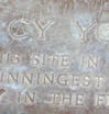 Statue inscription (Source: LP, 2002)