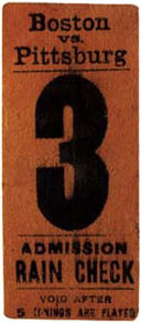 1903 World Series ticket (Source: GERBL)