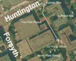 Map to find the memorials (Source: LP/Mapquest)