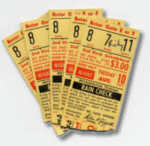 Ticket stubs from August 10, 1971 (Source: LP)