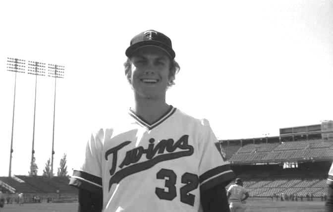 Photo Day: Pitcher Tom Johnson of the 1974 Minnesota Twins (Source: LP, 1974)