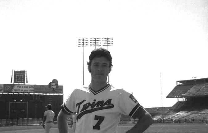 Photo Day: Utility player Jerry Terrell of the 1974 Minnesota Twins (Source: LP, 1974)