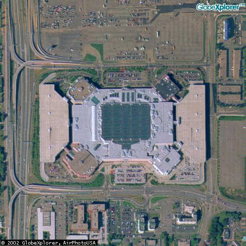Aerial view of the Mall of America (Source: Mapquest)