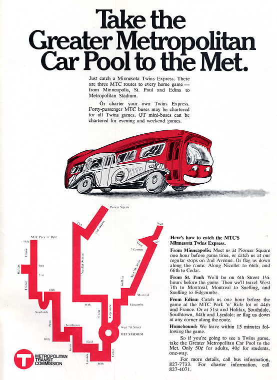 Bus to the park? Innovative, but doomed (Source: Scorecard, 1974)