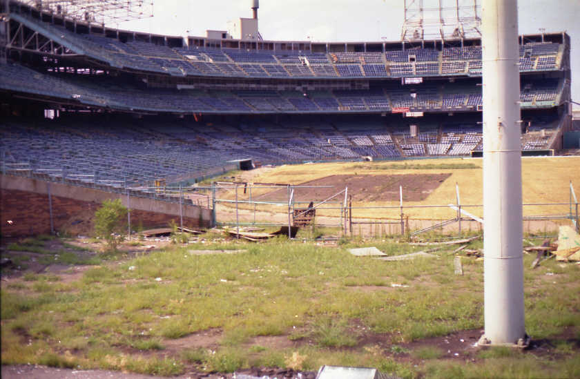 Abandoned: Former location of right field stands (Source: Robin Hanson)